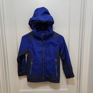 Children's L.L. Bean Purple Jacket With Hood Size 6X/7